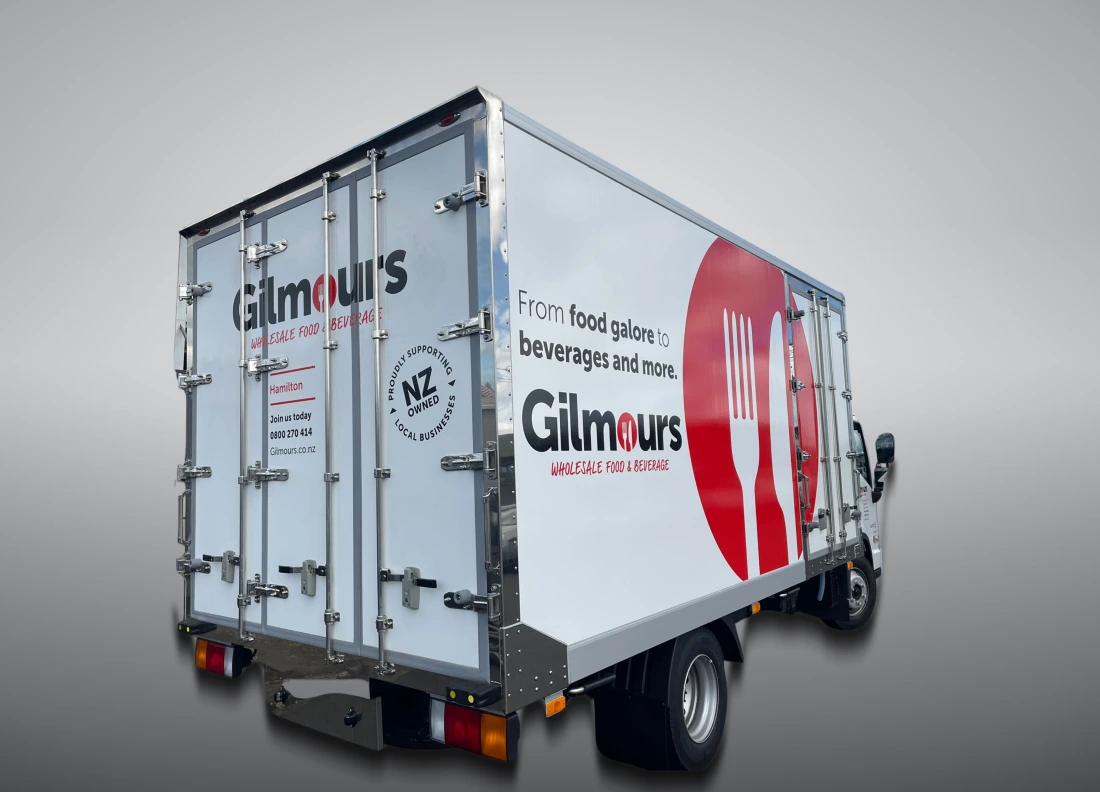 Corporate signage example