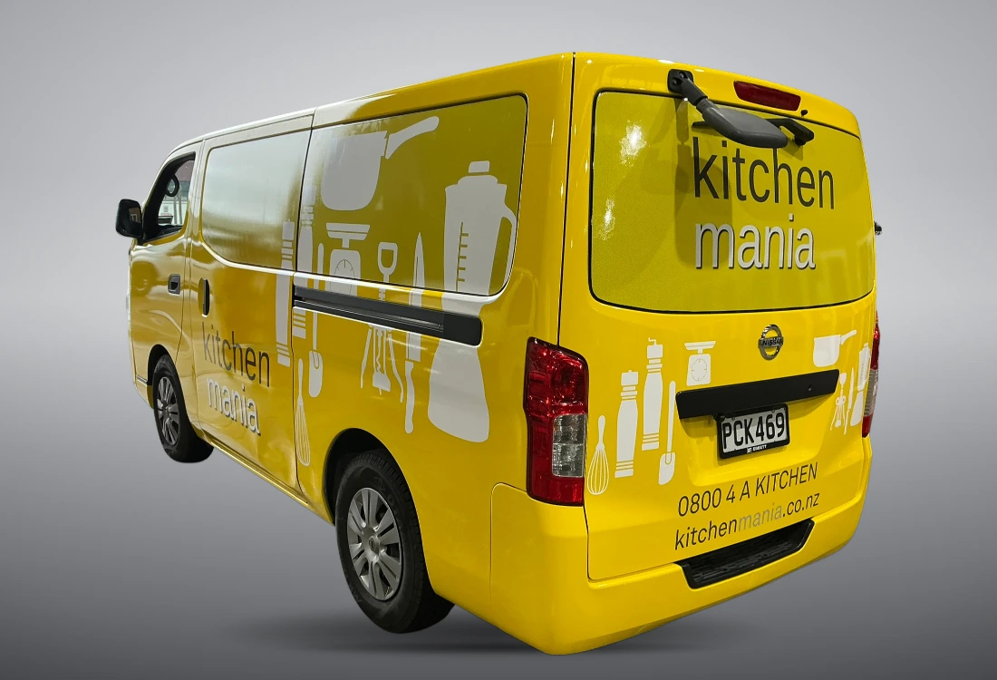Small fleet & van signage example