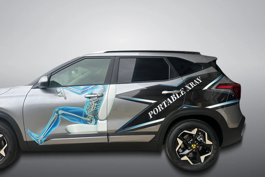 Portable X-Ray fleet vehicle graphics by TCC Solutions